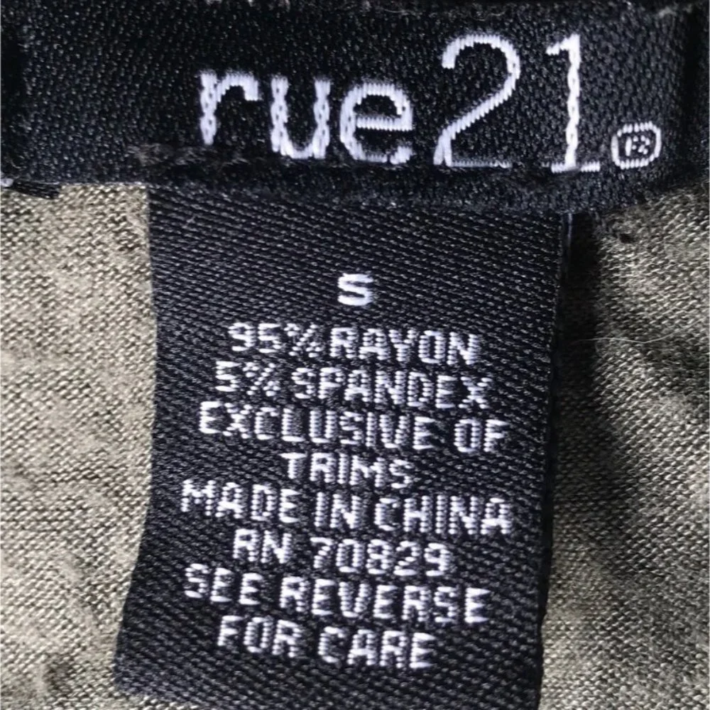 Vintage Y2K Rue 21 Fairy Grunge Low Rise Boho Hippie Wrap Midi Skirt / Size: S - Picture 6 of 6